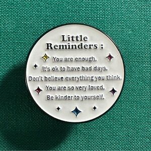 'Little Reminders' Enamel Pin